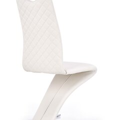 2 krēslu komplekts K291, balts цена и информация | Стулья для кухни и столовой | 220.lv