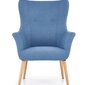 Krēsls Halmar Cotto, zils cena un informācija | Atpūtas krēsli | 220.lv