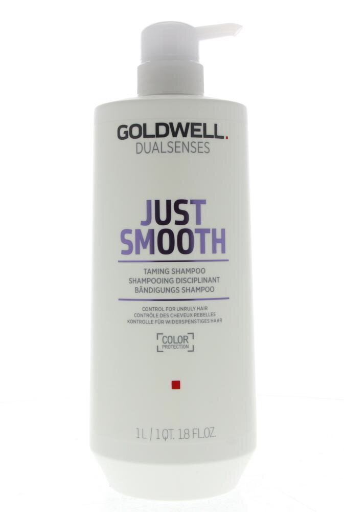 Šampūns nepaklausīgiem matiem Goldwell Just Smooth Taming Shampoo 1000ml цена и информация | Šampūni | 220.lv