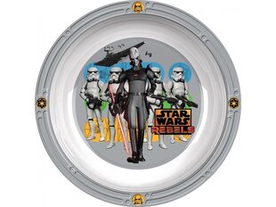 Disney dziļš šķīvis Star Wars Rebels, 19,5 cm cena un informācija | Trauki, šķīvji, pusdienu servīzes | 220.lv