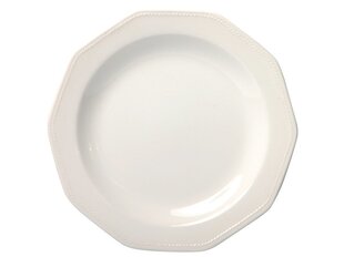 Plakans šķīvis Churchill Artic Keramika Balts (Ø 27 cm) cena un informācija | Trauki, šķīvji, pusdienu servīzes | 220.lv