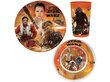 Disney bērnu trauku komplekts Star Wars 7, 3 daļas cena un informācija | Trauki, šķīvji, pusdienu servīzes | 220.lv