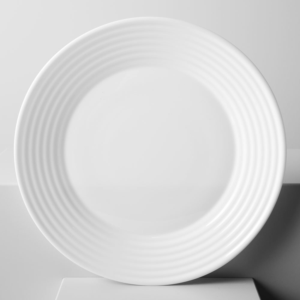 Plakans šķīvis Luminarc Harena Balts Stikls (27 cm) cena un informācija | Trauki, šķīvji, pusdienu servīzes | 220.lv