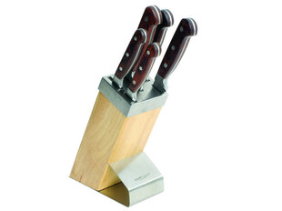 Ножи AMBITION с подставкой Titanium, 6 предметов цена и информация | Ножи и аксессуары для них | 220.lv