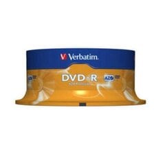 Диски для записи информации DVD-R 4,7 ГБ, 25 шт. цена и информация | Виниловые пластинки, CD, DVD | 220.lv