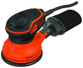 Black & Decker KA199 Disc sander 14000 RPM Black, Orange 240 W cena un informācija | Slīpmašīnas | 220.lv