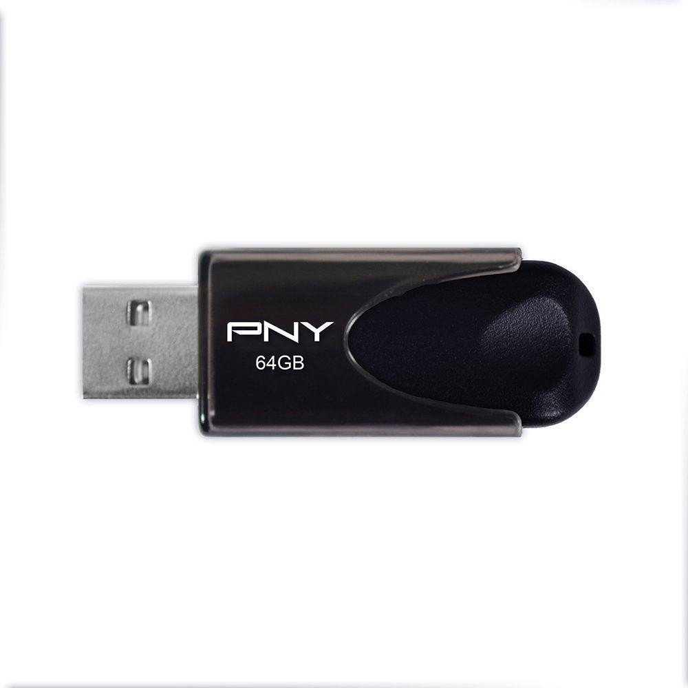 USB Zibatmiņa PNY FD64GATT4-EF  64 GB Melns cena un informācija | USB Atmiņas kartes | 220.lv