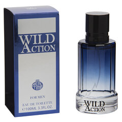 Real Time Wild Action EDT vīriešiem 100 ml цена и информация | Мужские духи | 220.lv