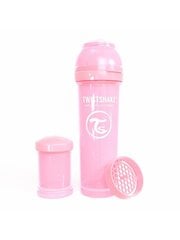 Pudele Twistshake Anti-Colic, 330 ml, rozā cena un informācija | Bērnu pudelītes un to aksesuāri | 220.lv