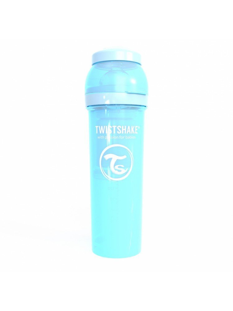 Pudele Twistshake Anti-Colic, 330 ml, zila cena un informācija | Bērnu pudelītes un to aksesuāri | 220.lv