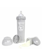 Бутылка Twistshake Anti-Colic, 330 мл, pastel grey цена и информация | Бутылочки и аксессуары | 220.lv