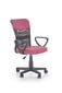 Bērnu krēsls Halmar Timmy, rozā/melns цена и информация | Biroja krēsli | 220.lv
