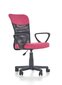 Bērnu krēsls Halmar Timmy, rozā/melns цена и информация | Biroja krēsli | 220.lv