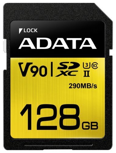 ADATA Premier ONE UHS-II U3 128 GB, SDXC, Flash memory class 10 цена и информация | Atmiņas kartes mobilajiem telefoniem | 220.lv