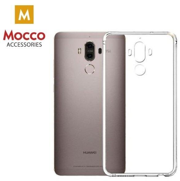 Mocco Ultra Back Case 0.3 mm Aizmugurējais Silikona Apvalks Priekš Samsung A730 Galaxy A8 Plus (2018) Caurspīdīgs-Melns cena un informācija | Telefonu vāciņi, maciņi | 220.lv