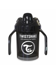 Бутылка с ручками Twistshake Mini Cup, 230 мл, 4 мес., black цена и информация | Бутылочки и аксессуары | 220.lv