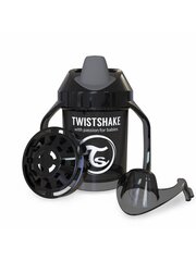 Pudele ar osiņām Twistshake Mini Cup, 230 ml, 4 mēn., black цена и информация | Бутылочки и аксессуары | 220.lv