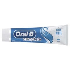 Зубная паста  Oral-B Complete Extra White 75 мл цена и информация | Зубные щетки, пасты | 220.lv