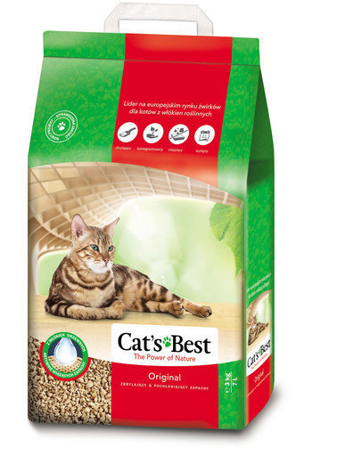 Cat's Best Eco Plus pakaiši , 7 l цена и информация | Smiltis un pakaiši | 220.lv