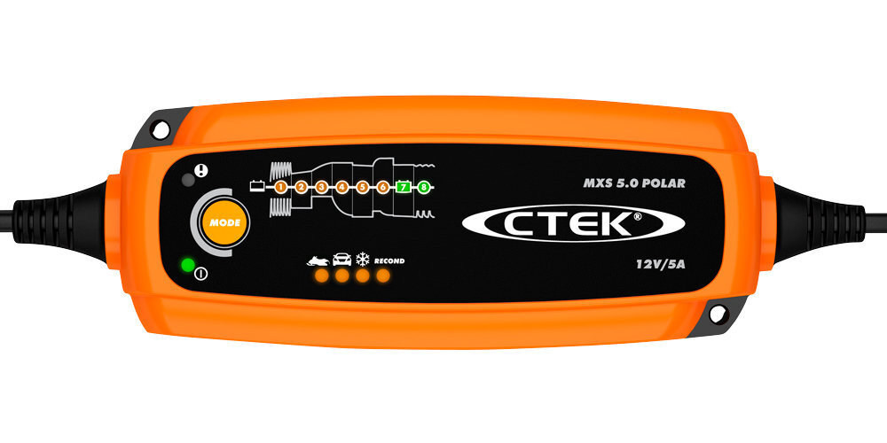 Impulsa akumulatora lādētājs Ctek MXS 5.0 Polar cena un informācija | Akumulatoru lādētāji | 220.lv