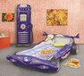 Gulta ar matraci Formula 1, 90x200 cm, zila цена и информация | Bērnu gultas | 220.lv