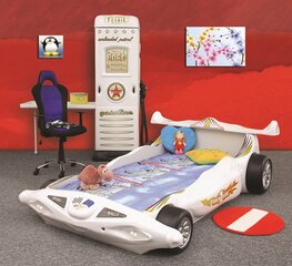 Кровать с матрасом Formula 1, белая цена и информация | Детские кровати | 220.lv