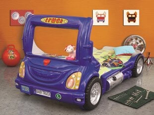Кровать с матрасом Truck, синяя цена и информация | Детские кровати | 220.lv