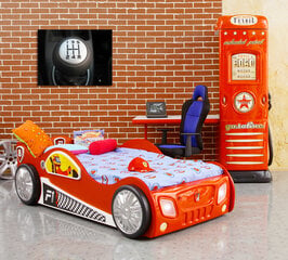 Кровать с матрасом Monza, красная цена и информация | Детские кровати | 220.lv