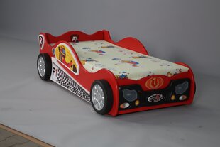 Gulta ar matraci Monza Mini, sarkana цена и информация | Детские кровати | 220.lv