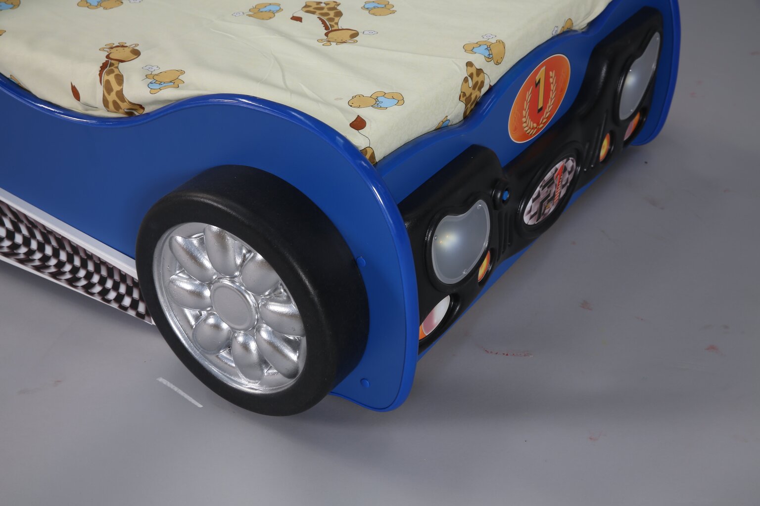 Gulta ar matraci Monza Mini, zila cena un informācija | Bērnu gultas | 220.lv