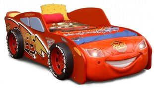 Кровать с матрасом McQueen MDF, красная цена и информация | Детские кровати | 220.lv