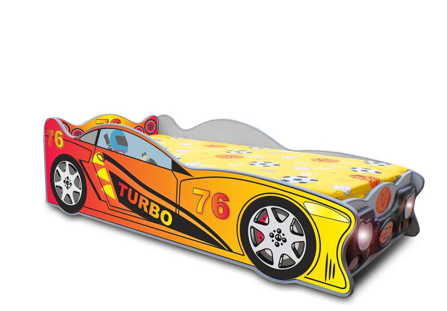 Gulta ar matraci Speedy Turbo, 140 x 70 cm цена и информация | Bērnu gultas | 220.lv