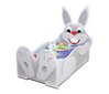 Gulta ar matraci Rabbit Big, pelēka cena un informācija | Bērnu gultas | 220.lv