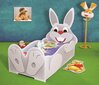 Gulta ar matraci Rabbit Small, pelēka cena un informācija | Bērnu gultas | 220.lv