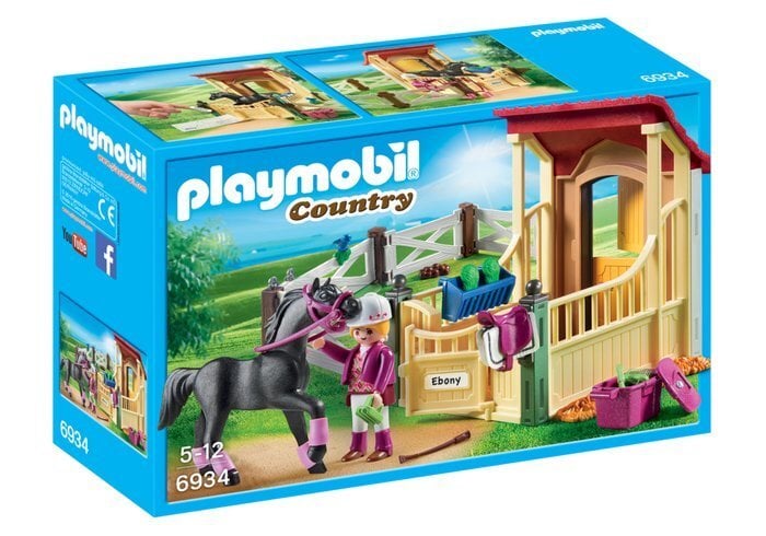 6934 PLAYMOBIL® Country, Stallis ar Arābu zirgu cena un informācija | Konstruktori | 220.lv