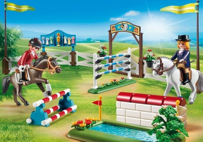 6930 PLAYMOBIL® Country, Zirgu izstāde cena un informācija | Konstruktori | 220.lv