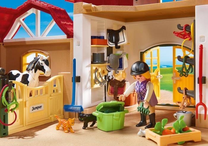 6926 PLAYMOBIL® Country, Zirgu ferma cena un informācija | Konstruktori | 220.lv