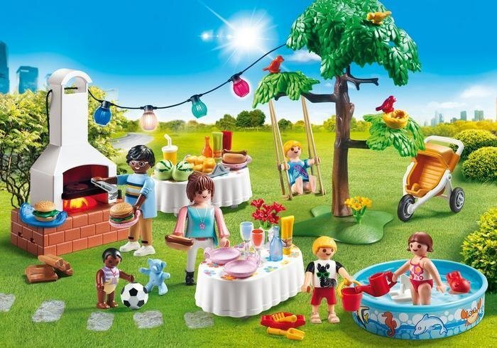 9272 PLAYMOBIL® City Life, Ballīte pagalmā cena un informācija | Konstruktori | 220.lv