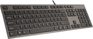 Клавиатура A4Tech KV-300H USB QWERTY, черная/серая цена и информация | Клавиатуры | 220.lv