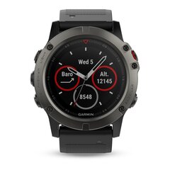 Garmin fēnix® 5X Slate Gray Sapphire/Black цена и информация | Смарт-часы (smartwatch) | 220.lv