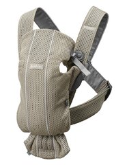 Ķengursoma Babybjörn Mini Carrier, Greige цена и информация | Слинги, эргорюкзаки | 220.lv