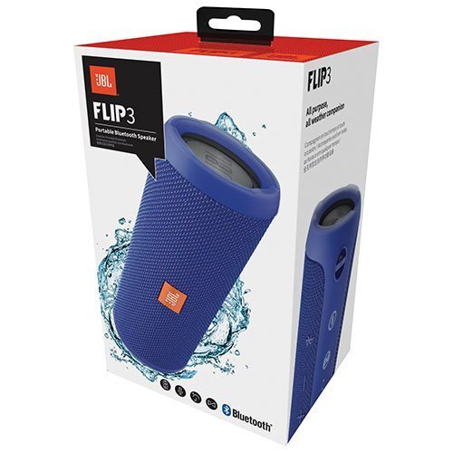 Bezvadu skaļrunis JBL Flip 3, zils cena | 220.lv