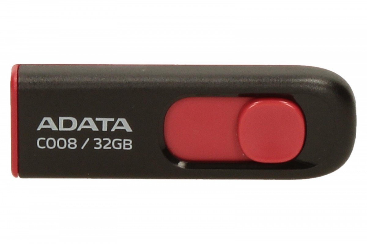 A-DATA Classic C008 32GB sarkana/melna cena un informācija | USB Atmiņas kartes | 220.lv