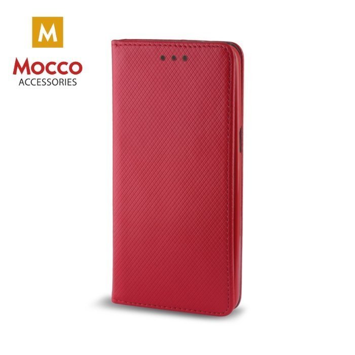 Mocco Smart Magnet Book Case Grāmatveida Maks Telefonam LG K10 / K11 (2018) Sarkans цена и информация | Telefonu vāciņi, maciņi | 220.lv