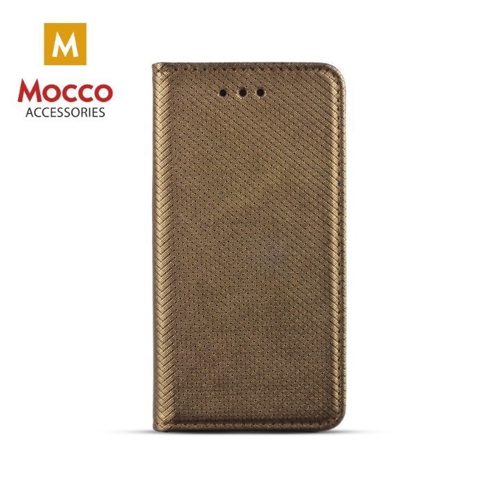 Mocco Smart Magnet Book Case Grāmatveida Maks Telefonam LG K10 / K11 (2018) Tumši Zeltains цена и информация | Telefonu vāciņi, maciņi | 220.lv