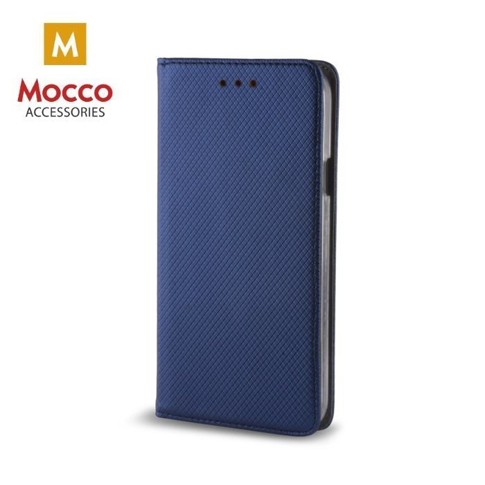 Mocco Smart Magnet Book Case Grāmatveida Maks Telefonam LG K10 / K11 (2018) Zils cena un informācija | Telefonu vāciņi, maciņi | 220.lv