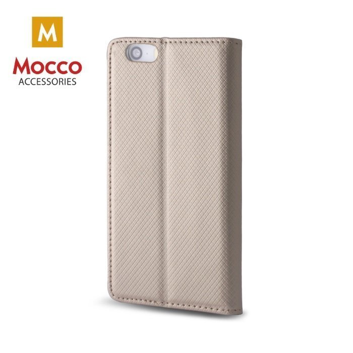 Mocco Smart Magnet Book Case Grāmatveida Maks Telefonam Huawei Y7 / Y7 Prime (2018) Zeltains cena un informācija | Telefonu vāciņi, maciņi | 220.lv