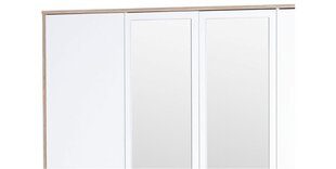 Шкаф Milo 02, белый / коричневый цена и информация | Шкафы | 220.lv
