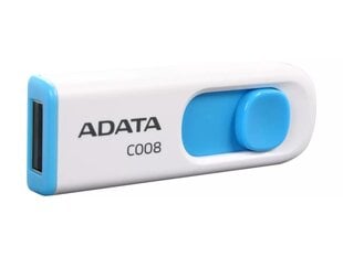 ADATA C008 32 GB, USB 2.0, White cena un informācija | USB Atmiņas kartes | 220.lv