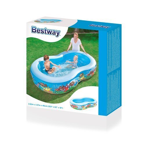 Piepūšamais baseins Bestway Play Pool, 262x157x46 cm цена и информация | Baseini | 220.lv